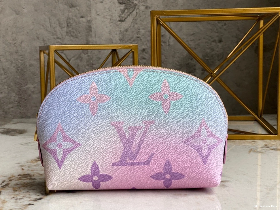 Aaa replica bags POUCH Vuitton Louis COSMETIC 0708